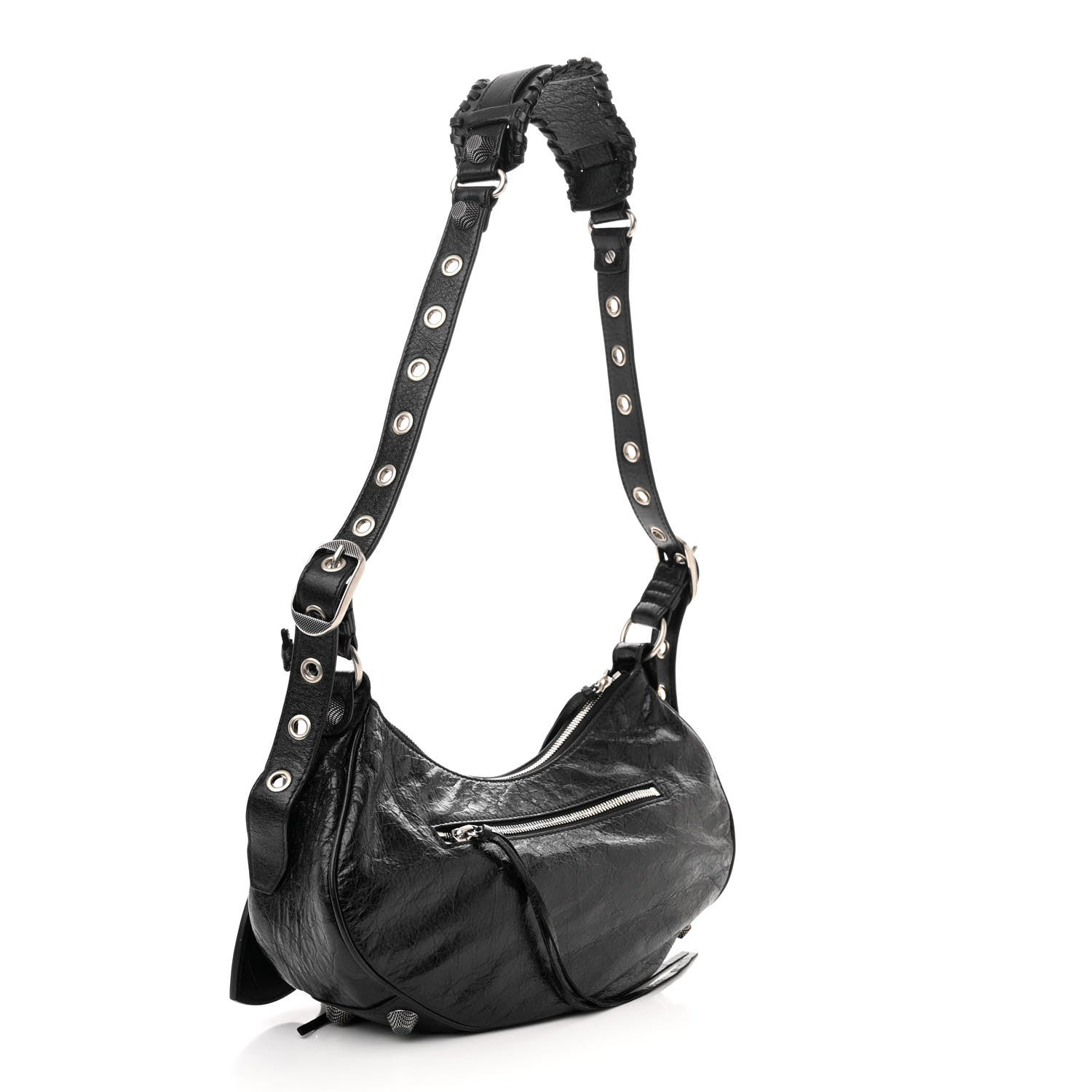 Balenciaga Agneau Arena Small Le Cagole Shoulder Bag Black 3 of 10