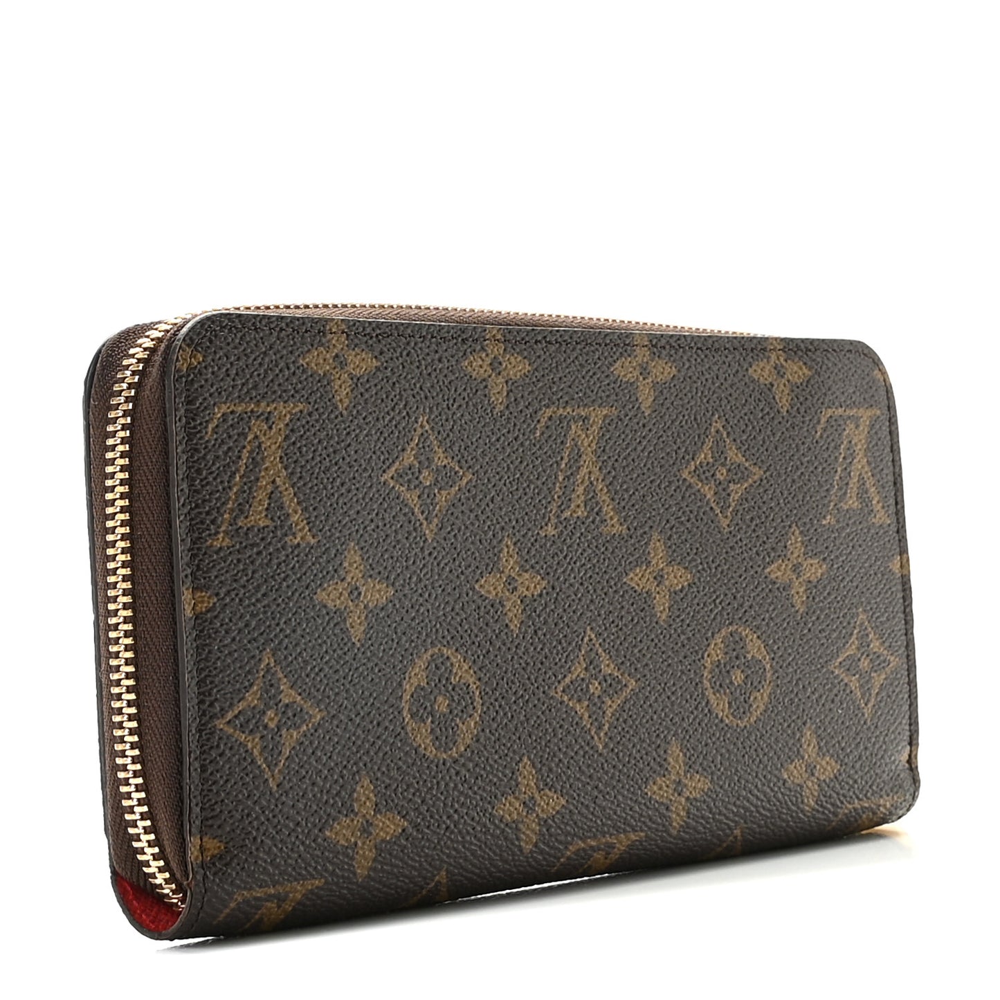 Monogram Zippy Wallet Coquelicot