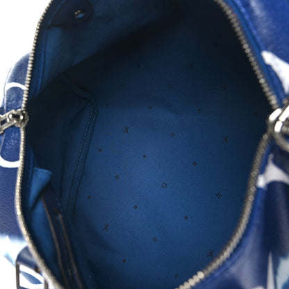 Louis Vuitton Monogram Escale Speedy Bandouliere 30 Blue 5 of 11