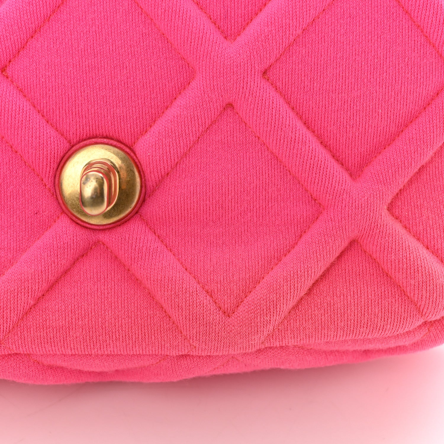 Chanel Jersey Quilted Chanel 19 Waist Bag Pink 11 of 12