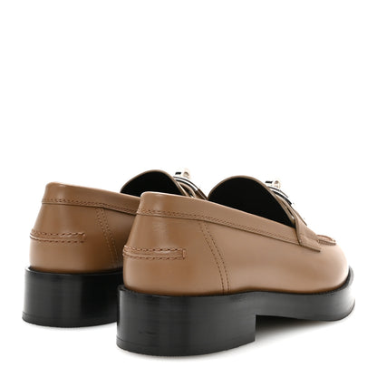 Hermes Calfskin Womens Hot Loafer 37 Naturel 5 of 8