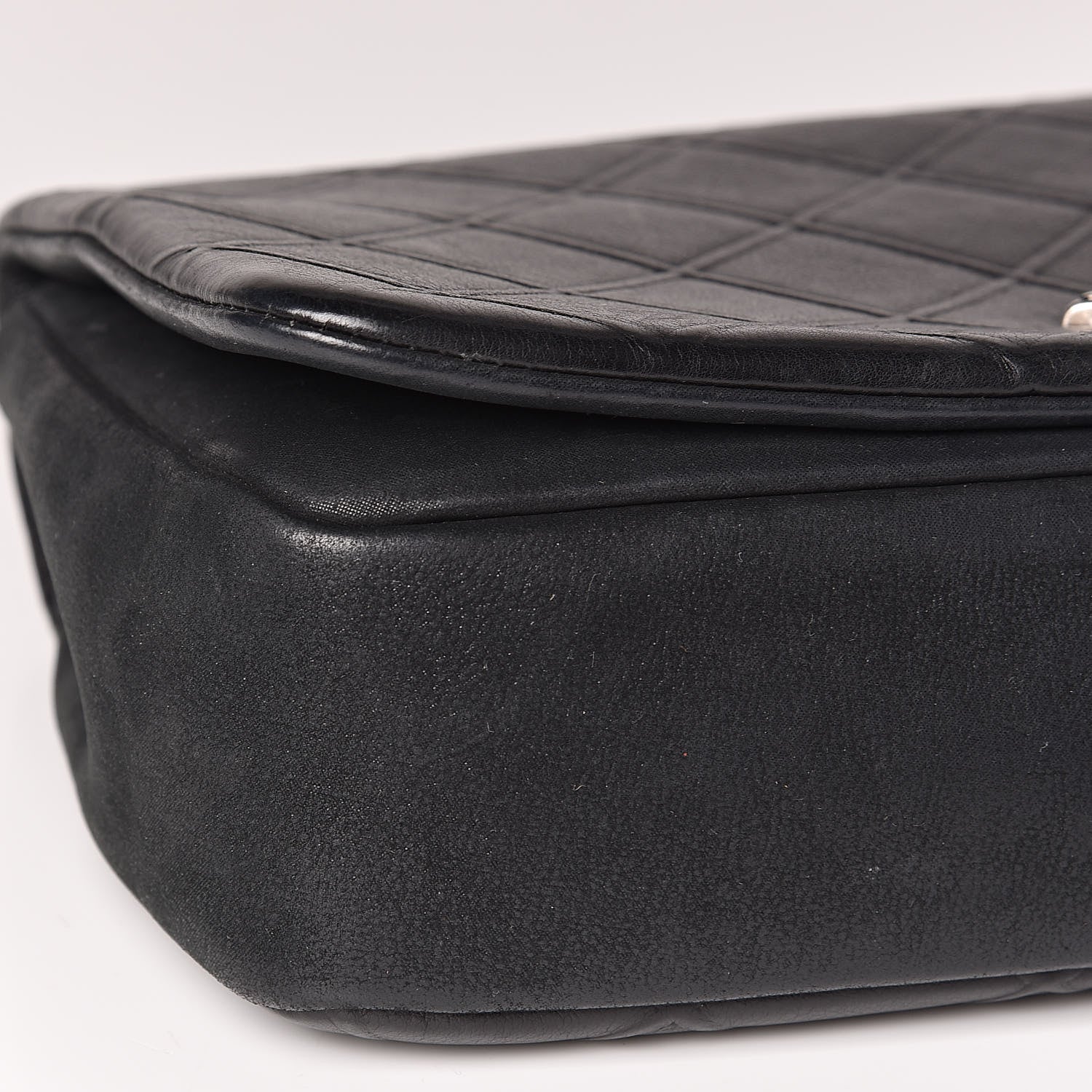 Chanel Calfskin Diamond Embossed New Chic Flap Black 9 of 12