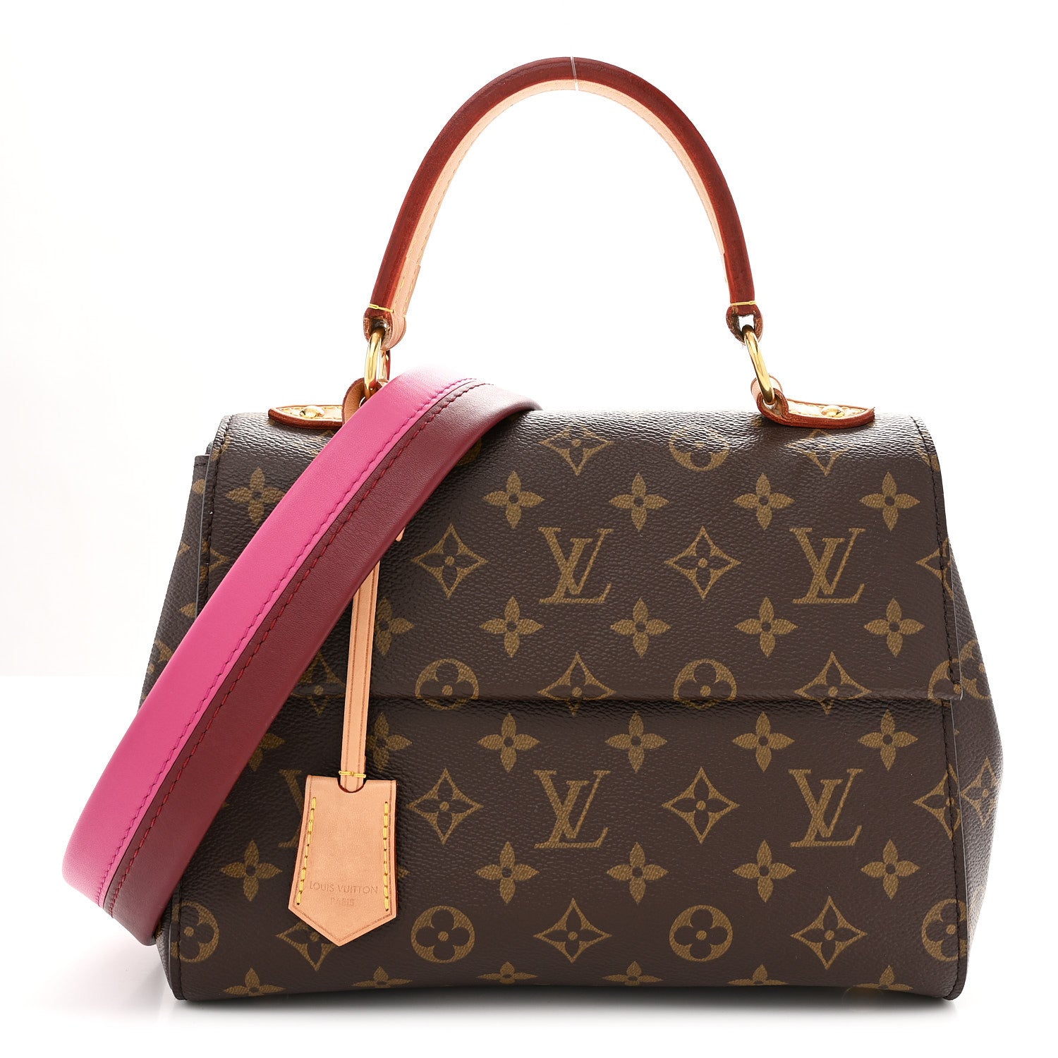 Louis Vuitton Monogram Cluny BB Bordeaux Fuchsia 1 of 11