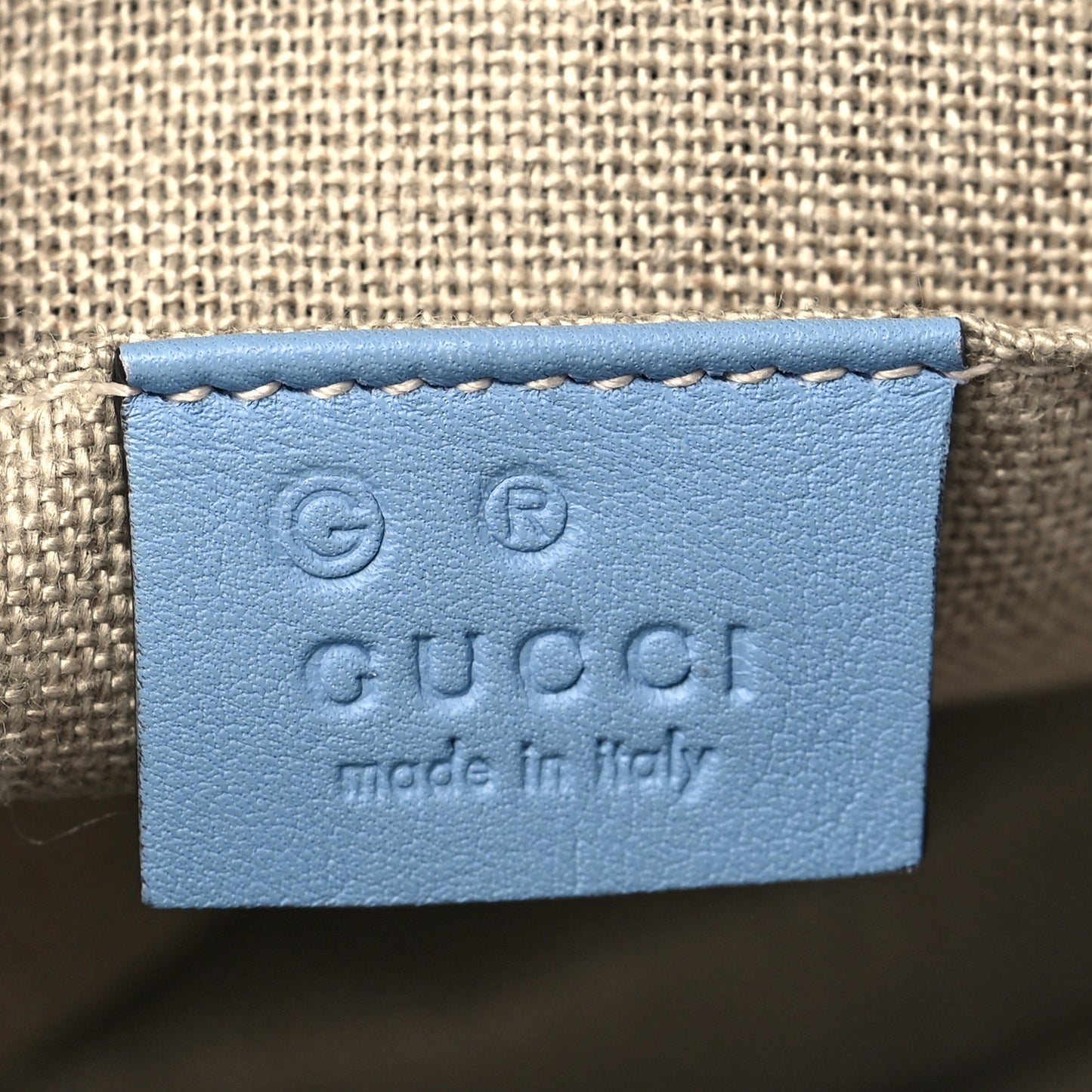 Microguccissima Mini Dome Bag Mineral Blue