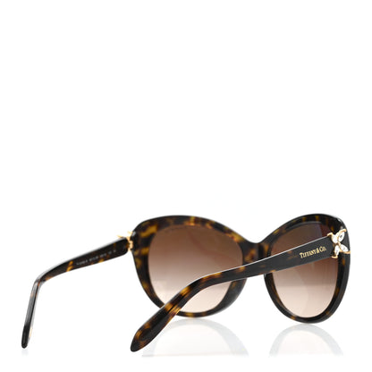 Tiffany Acetate Crystal TF4048-B Sunglasses Tortoise 4 of 8