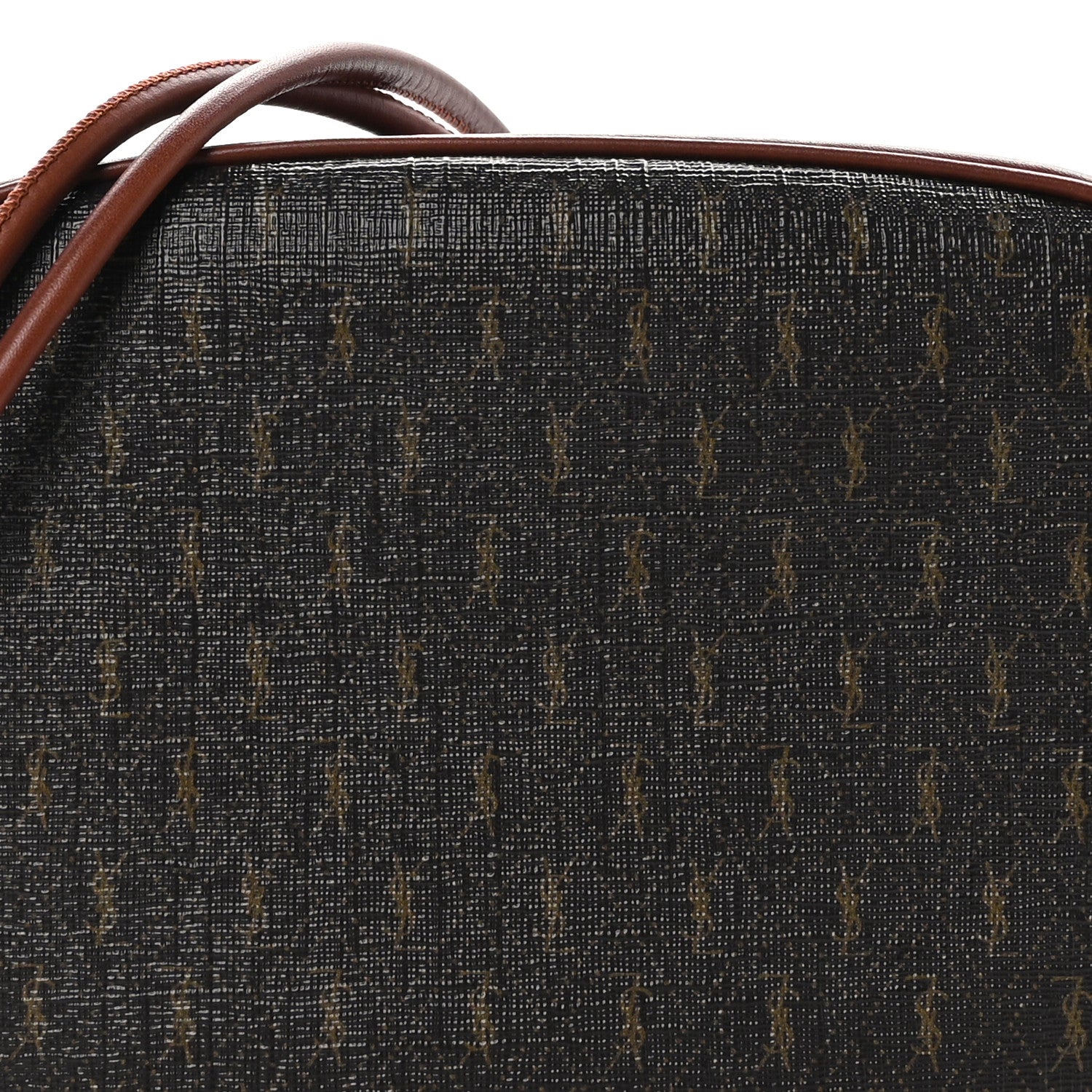 Saint Laurent Canvas Smooth Calfskin Le Monogramme Small Camera Bag Chestnut 8 of 10