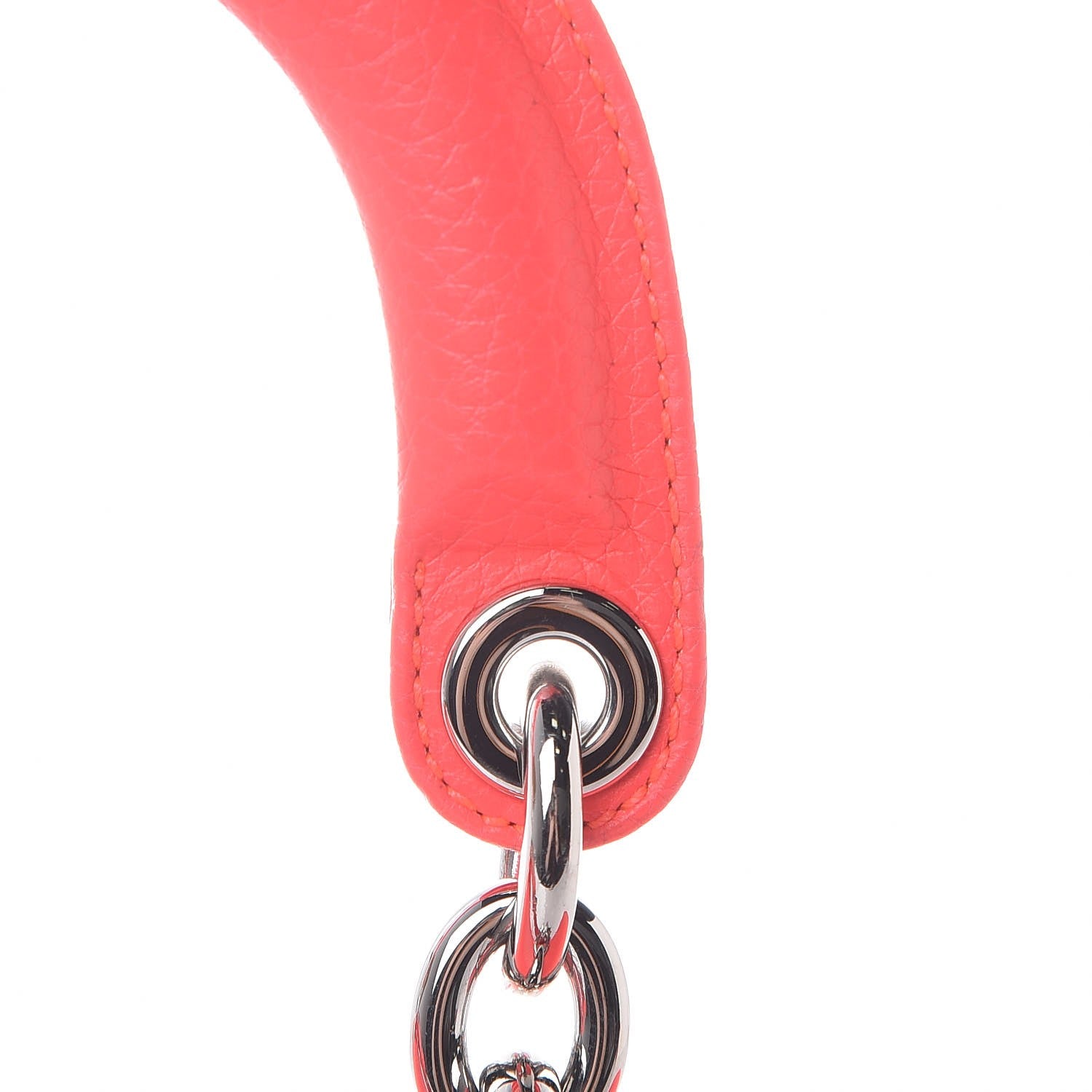 Christian Dior Bullcalf Mini Be Dior Satchel Fluorescent Goji Pink 17 of 20