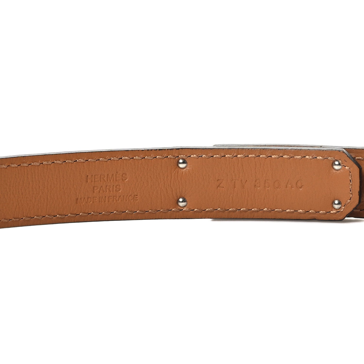 Hermes Epsom Kelly Belt Black 3 of 4