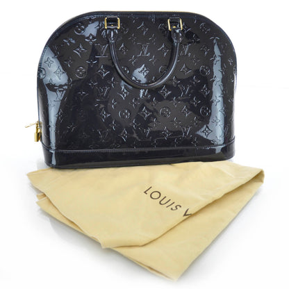 Louis Vuitton Vernis Alma MM Blue Infini 9 of 9