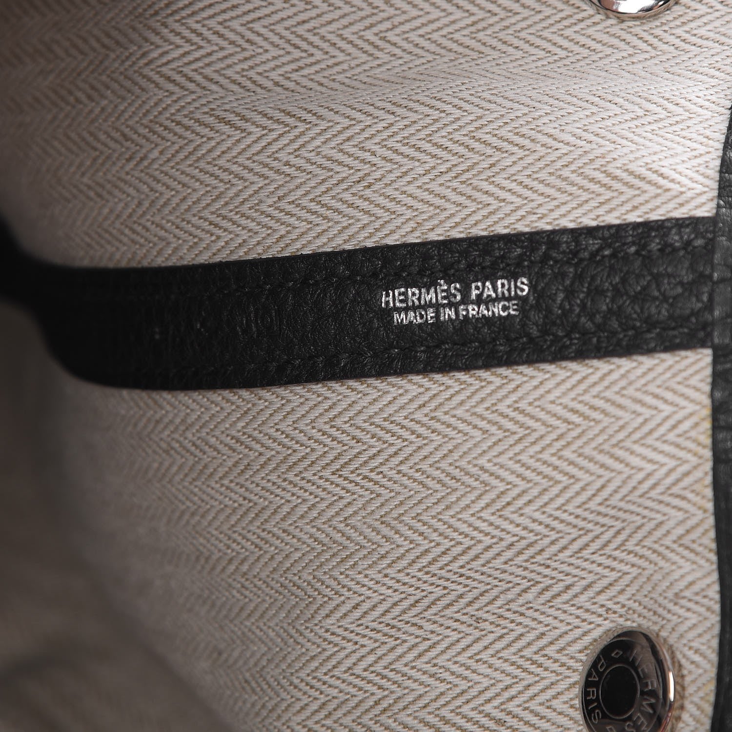 Hermes Negonda Garden Party Tote 36 MM Black 6 of 8