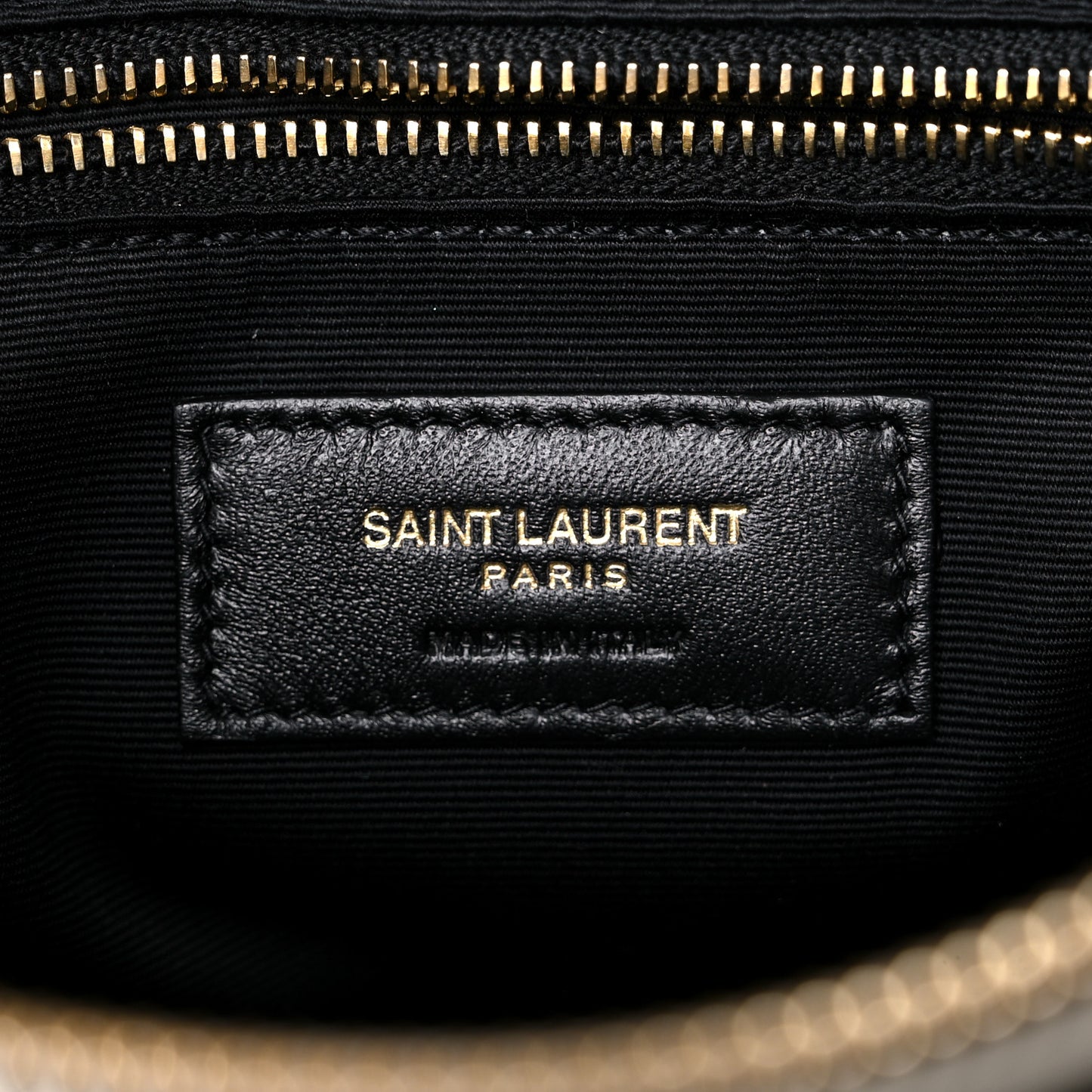 Calfskin Y Quilted Monogram Medium Loulou Chain Satchel Blanc Vintage