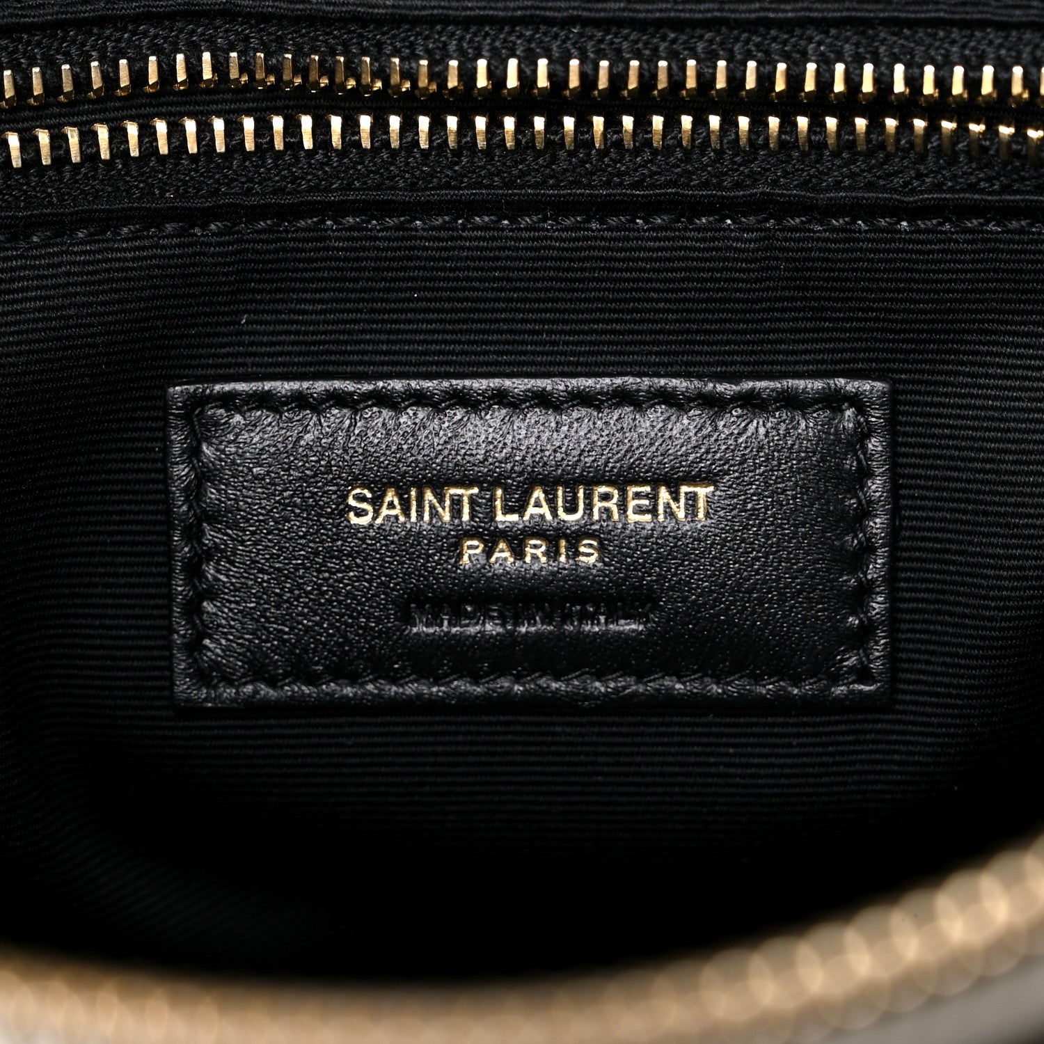 Saint Laurent Calfskin Y Quilted Monogram Medium Loulou Chain Satchel Blanc Vintage 7 of 17