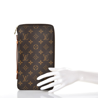 Louis Vuitton Monogram Organizer de Voyage Travel Organizer Red 2 of 9