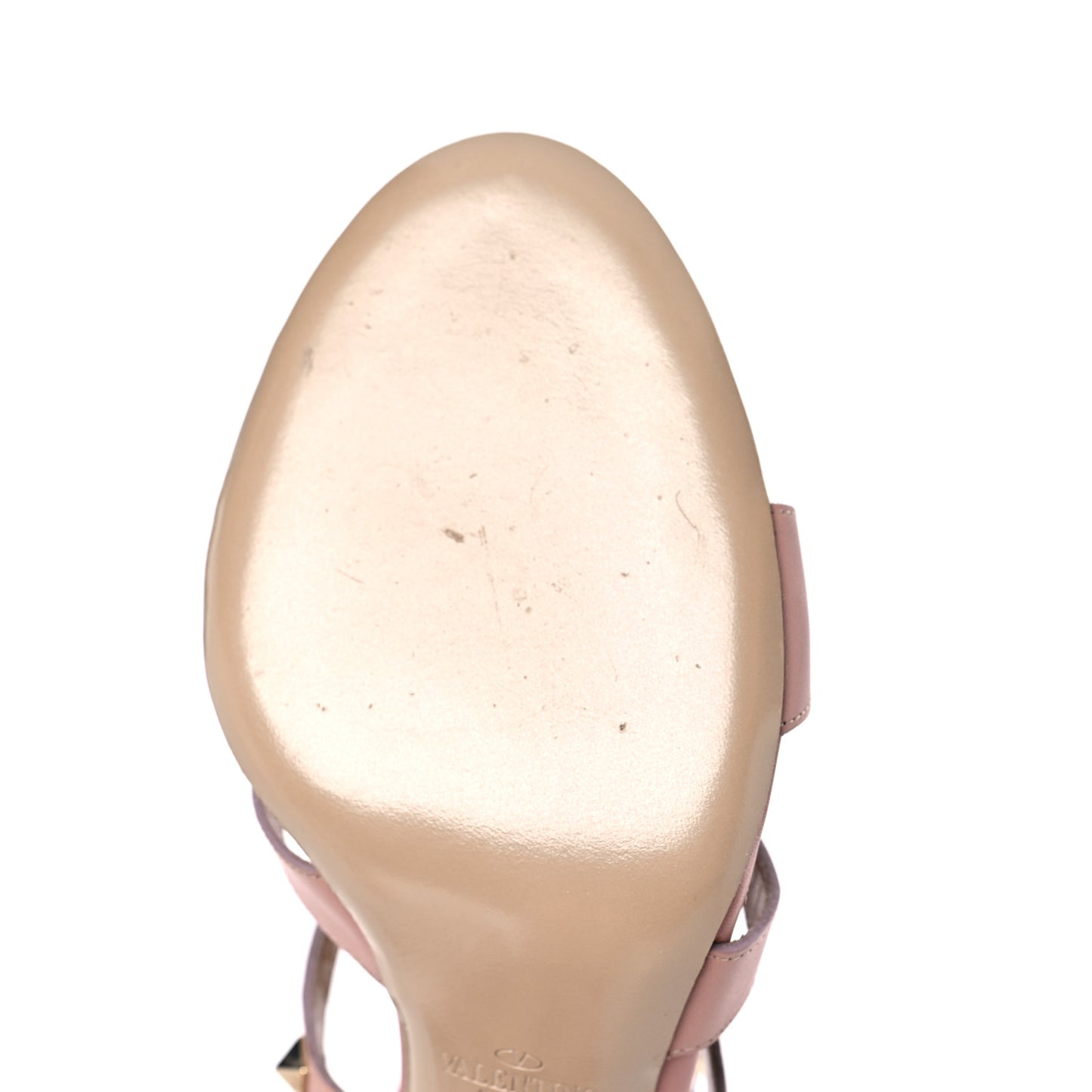 Nappa Rockstud Cage Sandals 39.5 Rose
