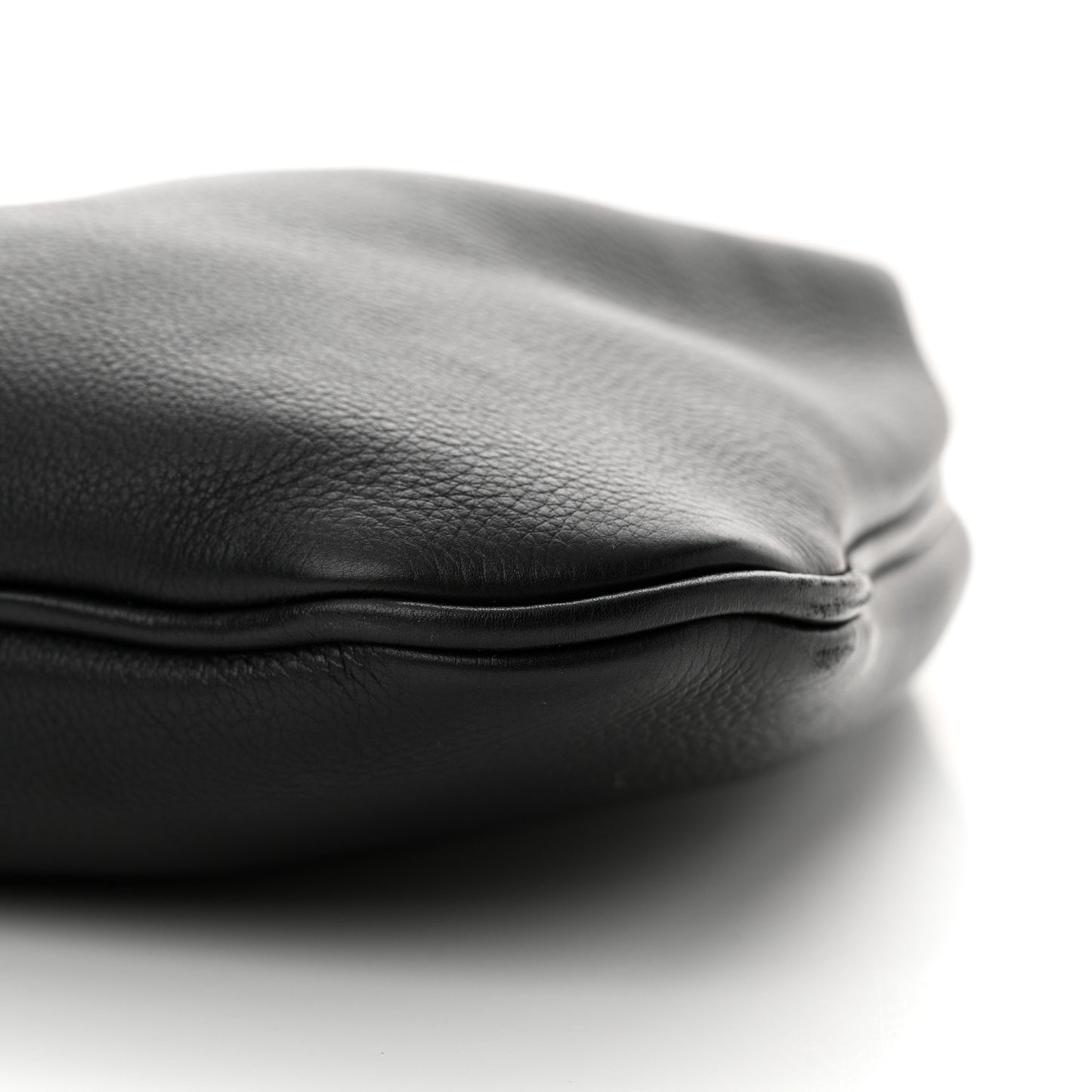 Grained Calfskin Small Everyday Shoulder Bag Black