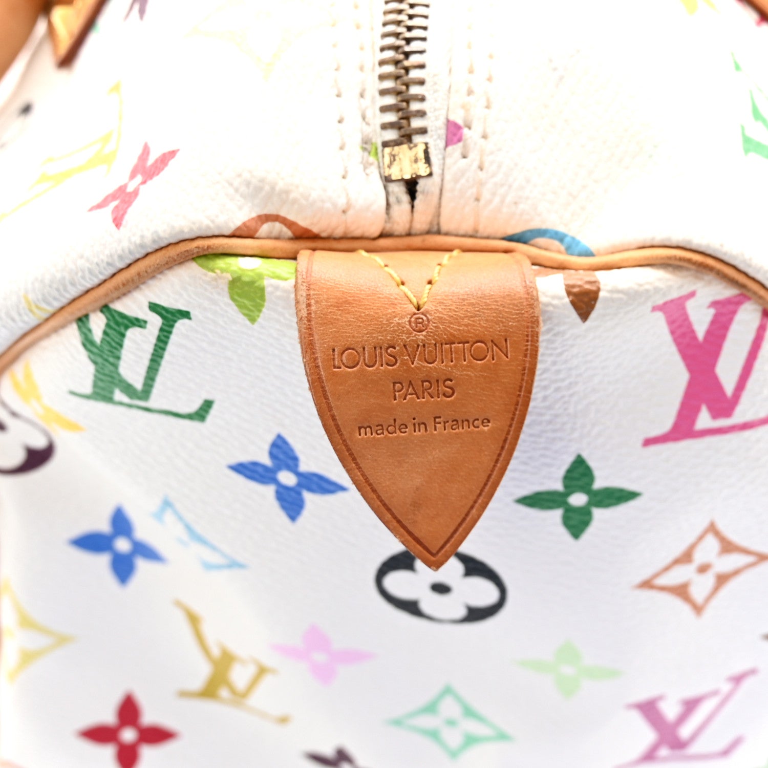 Louis Vuitton Monogram Multicolor Speedy 30 White 6 of 9