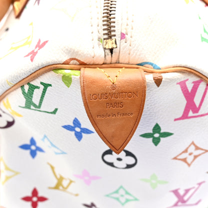 Louis Vuitton Monogram Multicolor Speedy 30 White 6 of 9