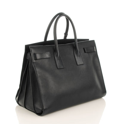 Saint Laurent Calfskin Large Sac De Jour Carryall Marine 3 of 7