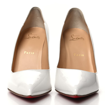 Christian Louboutin Patent Hot Chick 100 Pumps 38.5 White 2 of 8