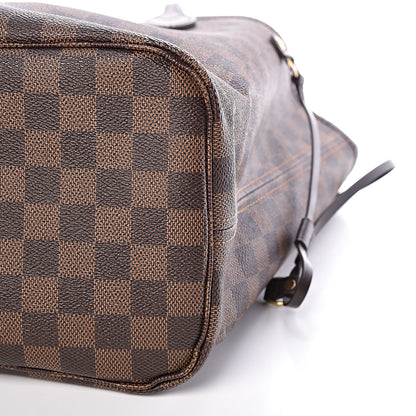 Louis Vuitton Damier Ebene Neo Neverfull MM Rose Ballerine 11 of 12