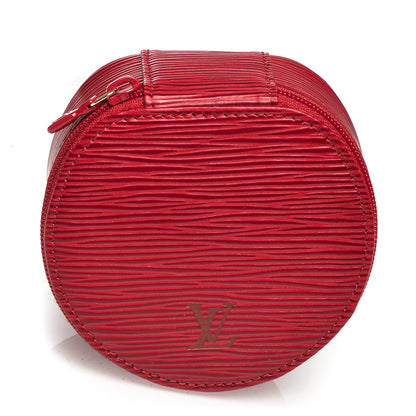 Louis Vuitton Epi Ecrin Bijoux 10cm Jewelry Box Rouge 1 of 8
