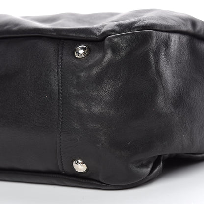 Prada Soft Calf Tote Black 6 of 11