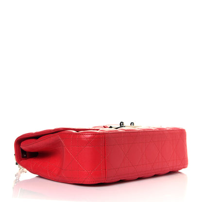 Christian Dior Lambskin Cannage Medium Miss Dior Flap Fuchsia 3 of 4