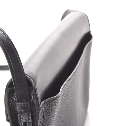 Hermes Box Taurillon Clemence Faco Clutch Black 14 of 15