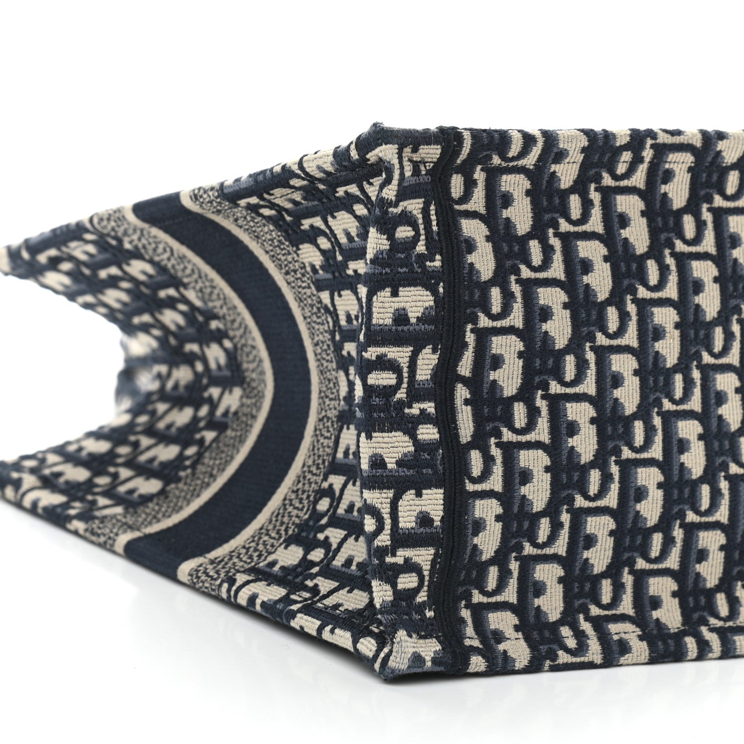 Christian Dior Oblique Medium Book Tote Blue Multicolor 9 of 10