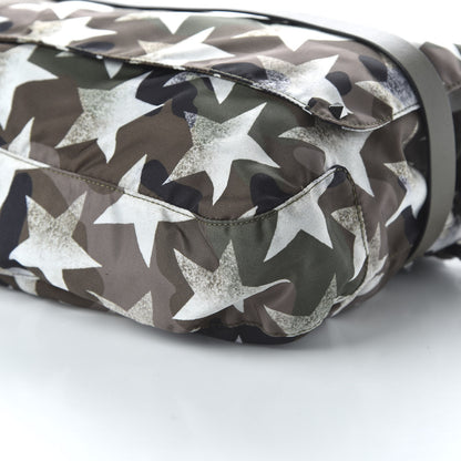 Valentino Garavani Nylon Printed Camustars Rockstud Messenger Bag Army Green White 7 of 9