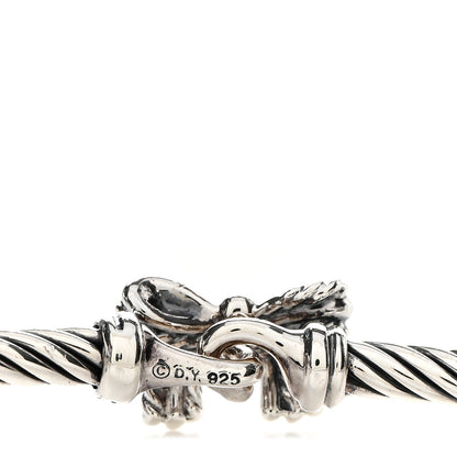 David Yurman Sterling Silver 18K Yellow Gold Bow Cable Collectibles Bracelet 3 of 3