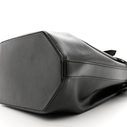 Louis Vuitton Epi Sac D'Epaule GM Black 9 of 10