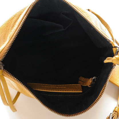 Balenciaga Agneau Classic Hardware Flat Crossbody Jaune Moutarde 5 of 6