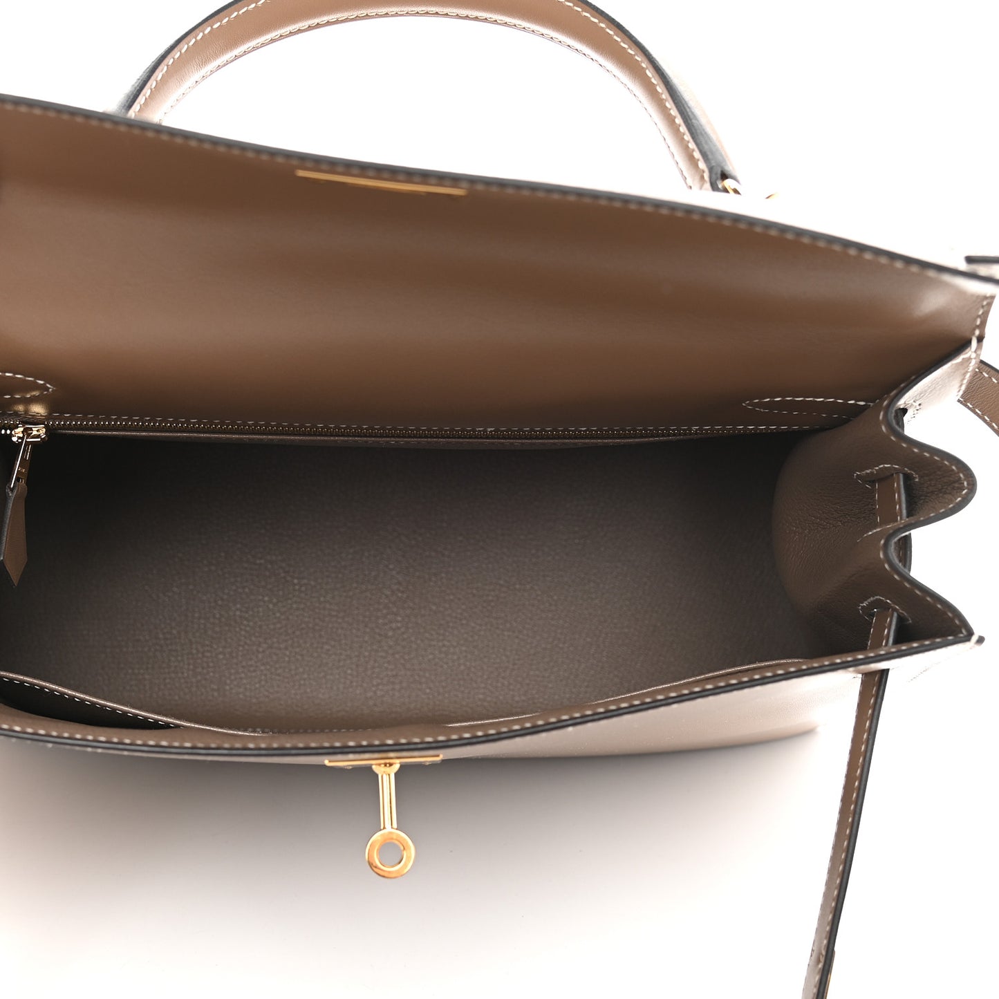 Tadelakt Sellier Kelly 32 Etoupe