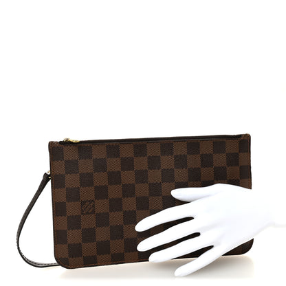 Louis Vuitton Damier Ebene Neverfull MM GM Pochette 2 of 8