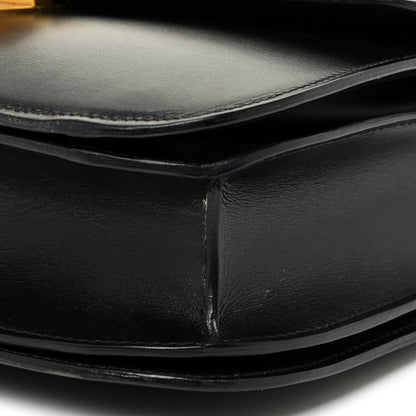 Celine Box Calfskin Medium Classic Box Flap Bag Black 10 of 17