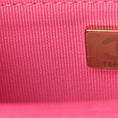 Chanel Caviar Quilted Wallet on Chain WOC Pink 8 of 12