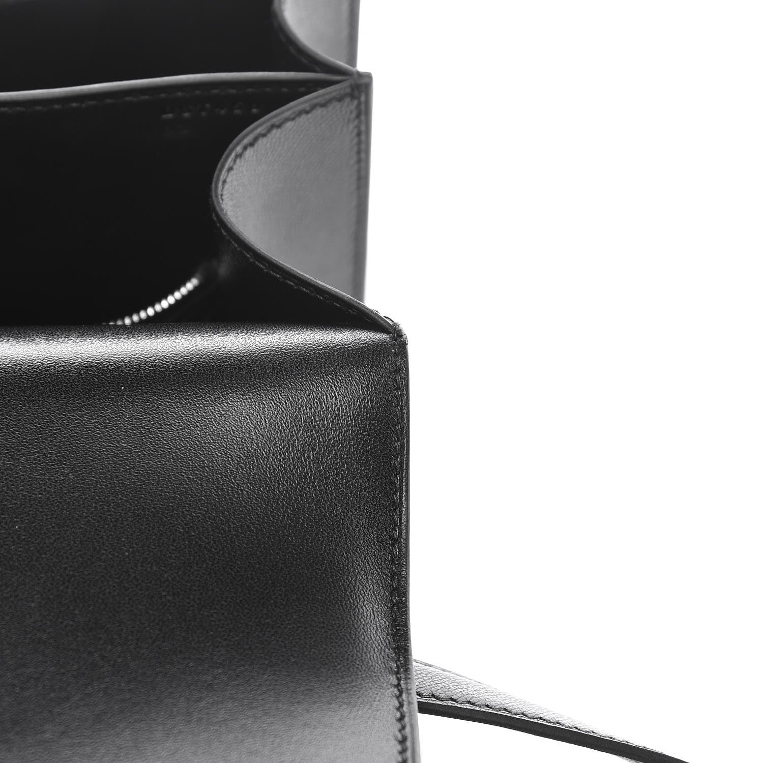 Hermes Grained Monsieur Constance 24 Black 24 of 29