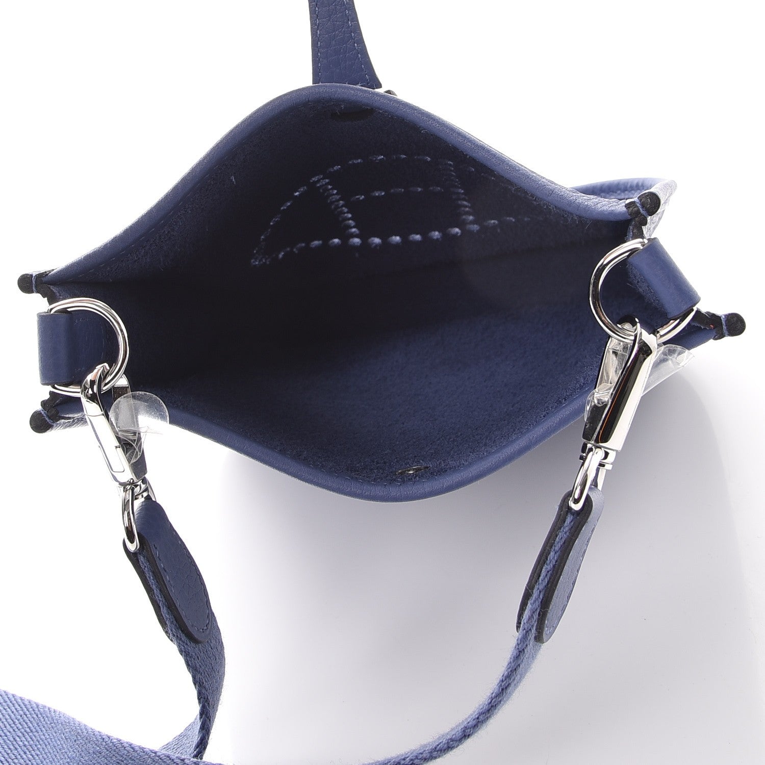 Hermes Taurillon Clemence Evelyne TPM Bleu Brighton 5 of 8