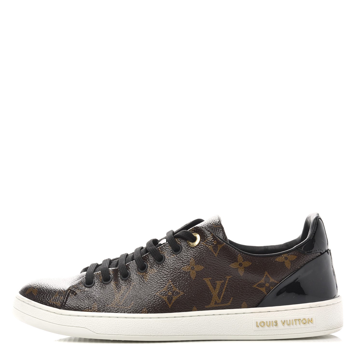 Louis Vuitton Patent Monogram Frontrow Sneakers 41 1 of 10