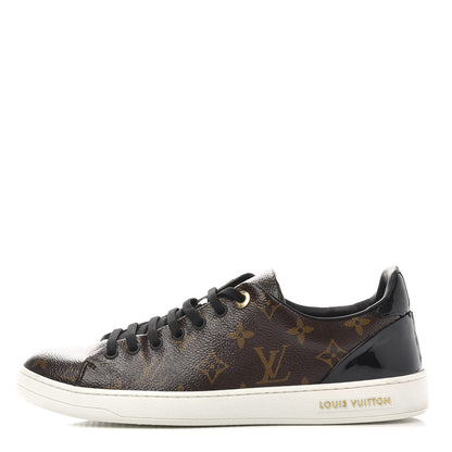 Louis Vuitton Patent Monogram Frontrow Sneakers 41 1 of 10