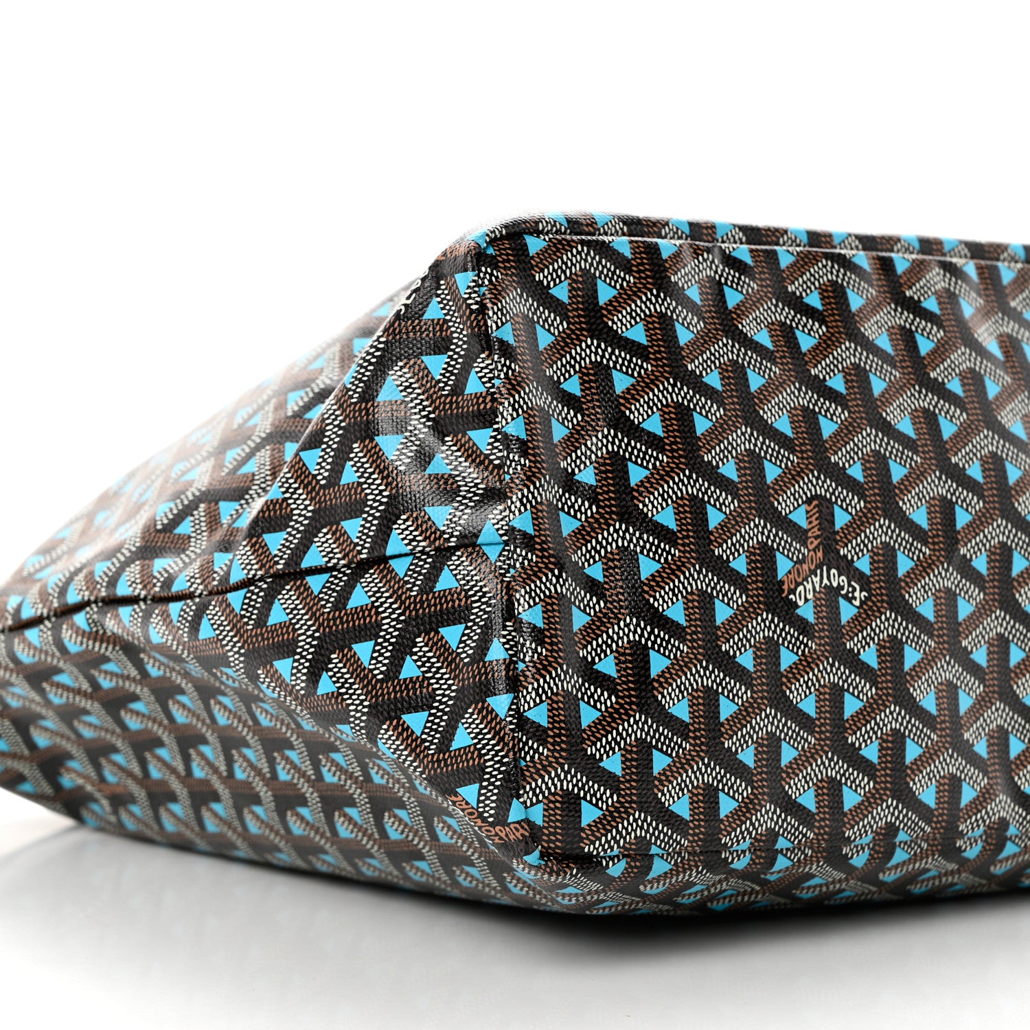 Goyard Goyardine Saint Louis Claire Voie PM Black Blue 6 of 7