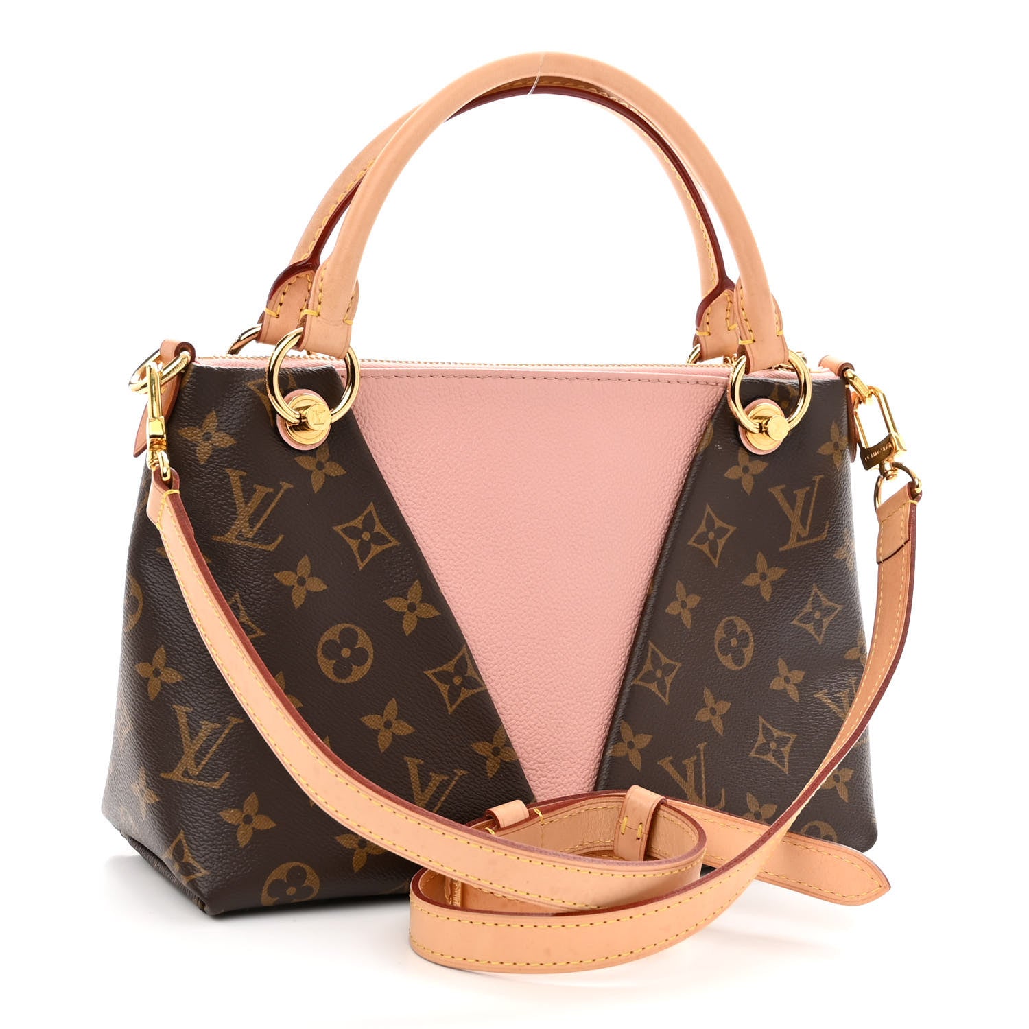 Louis Vuitton Monogram V Tote BB Rose Poudre 3 of 9