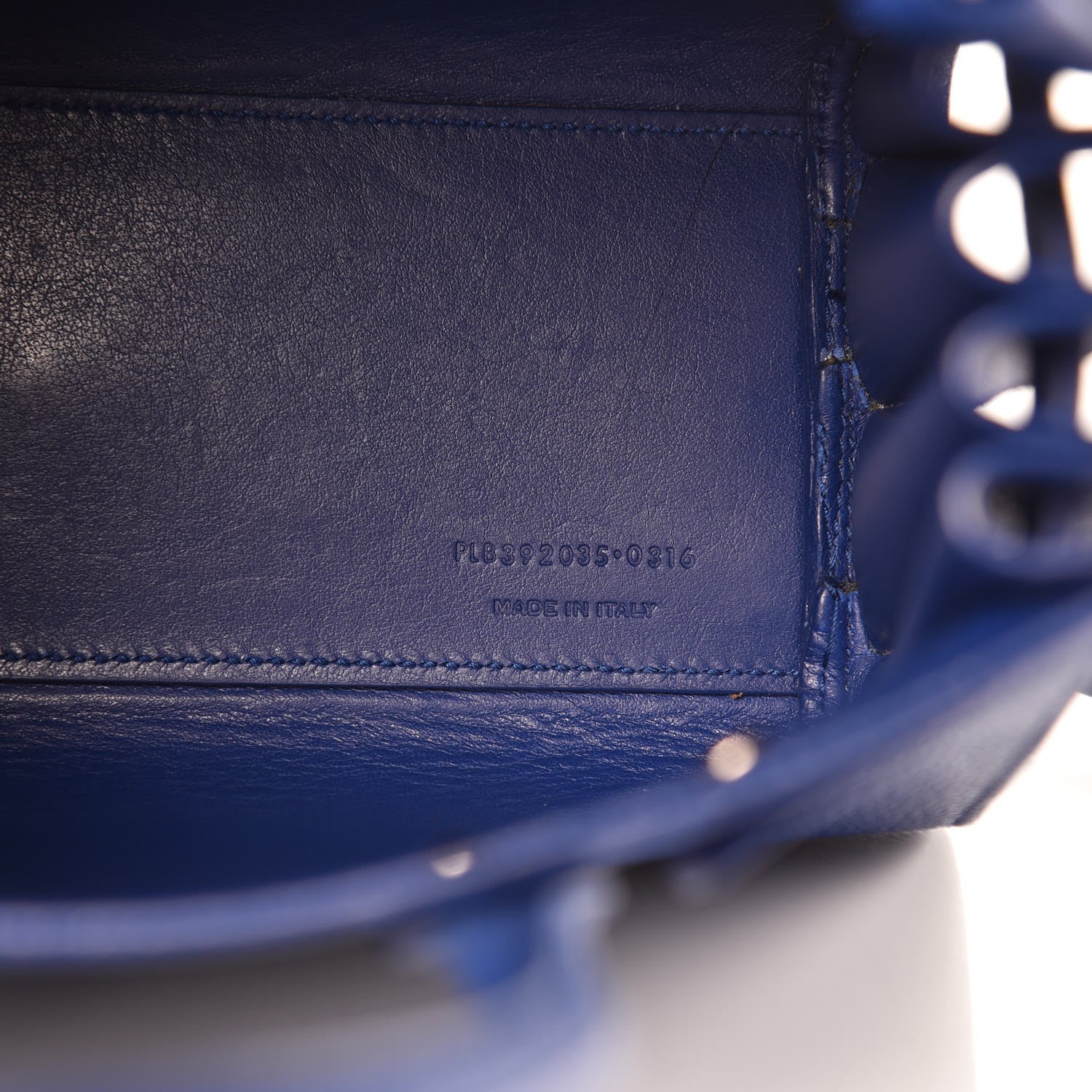 Saint Laurent Grained Calfskin Nano Sac De Jour Cobalt Blue 10 of 11