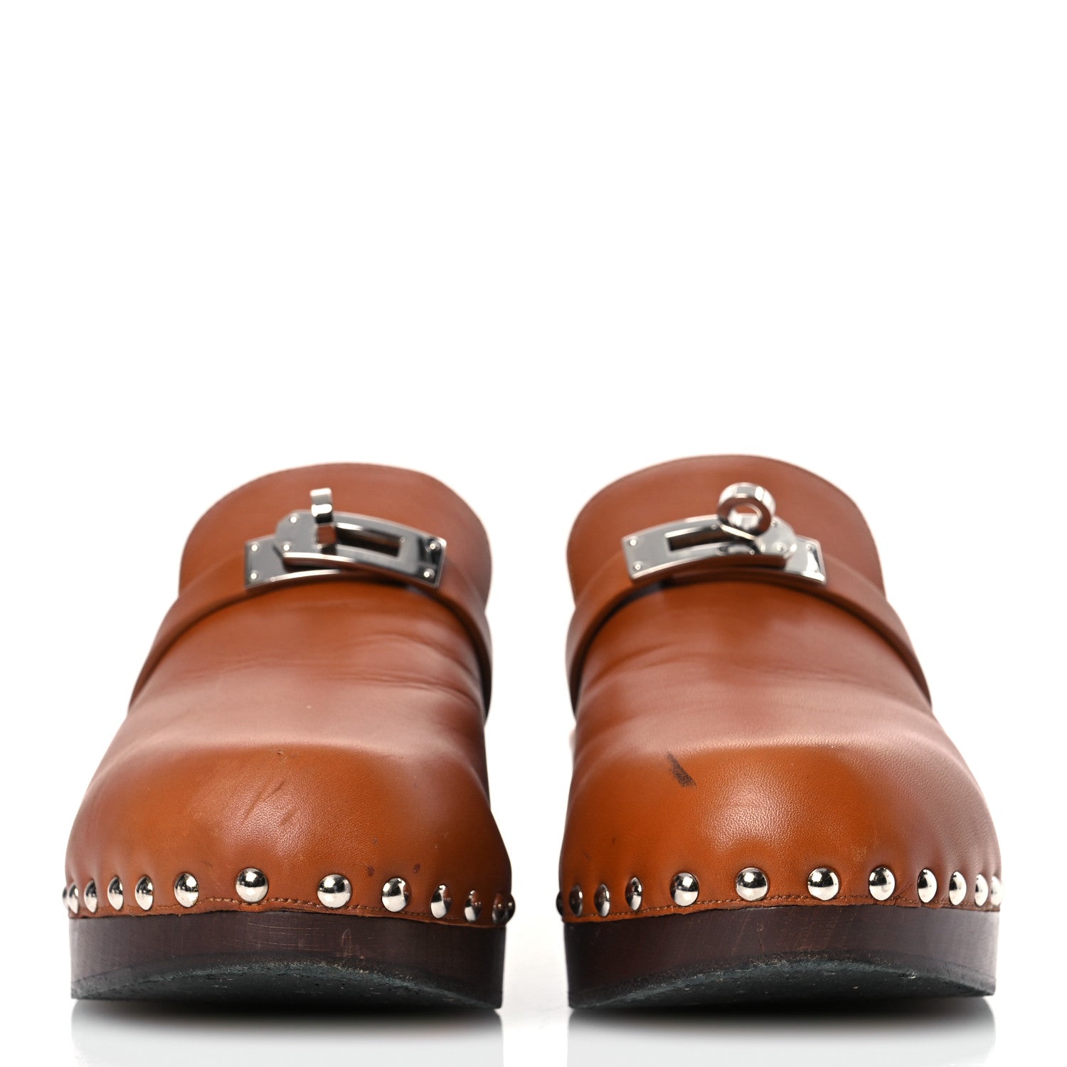 Hermes Heritage Calfskin Carlotta Mules 39 Naturel 3 of 13