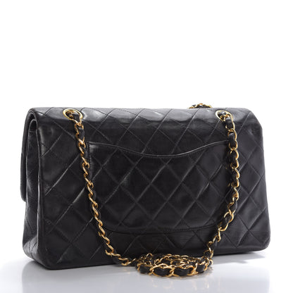Chanel Lambskin Quilted Medium Double Flap Black 4 of 10
