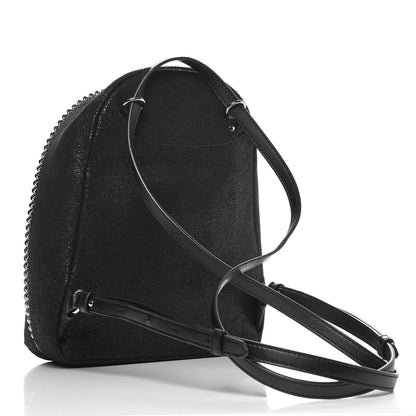 Stella McCartney Shaggy Deer Mini Falabella Backpack Black 3 of 7