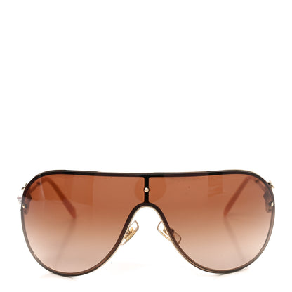 Miu Miu Metal Crystal Sunglasses SMU67U Gold 2 of 7