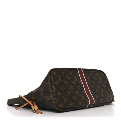 Louis Vuitton Monogram My LV Heritage Neverfull MM Bordeaux Ivory 4 of 9