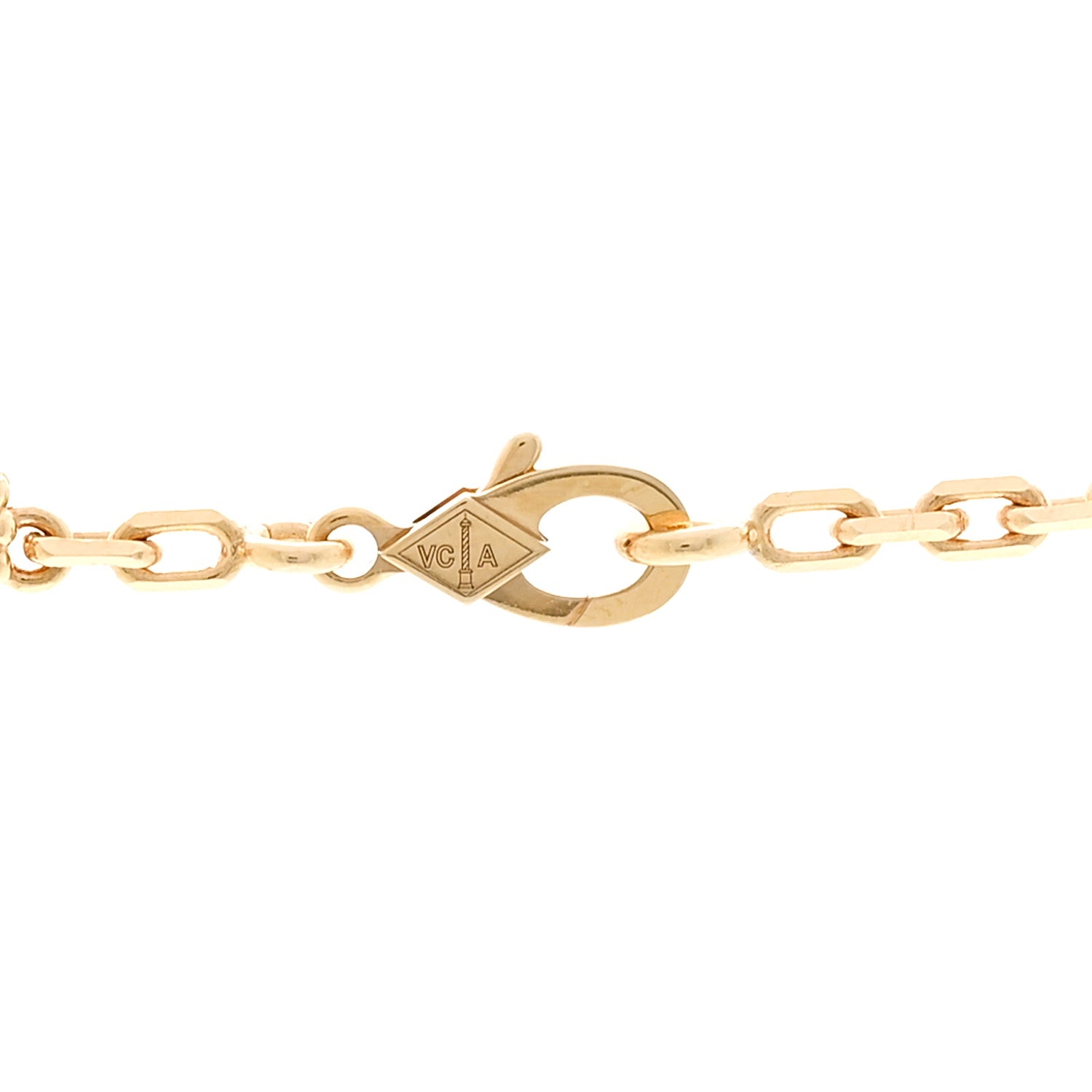 Van Cleef & Arpels 18K Yellow Gold Black Onyx 10 Motifs Vintage Alhambra Necklace 4 of 6